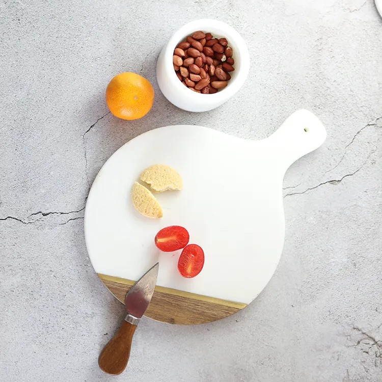 Marble & Wood Cheese Board Marble & Wood Cheese Board
