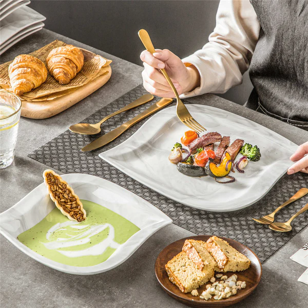 Marble Tableware and Wood Tableware