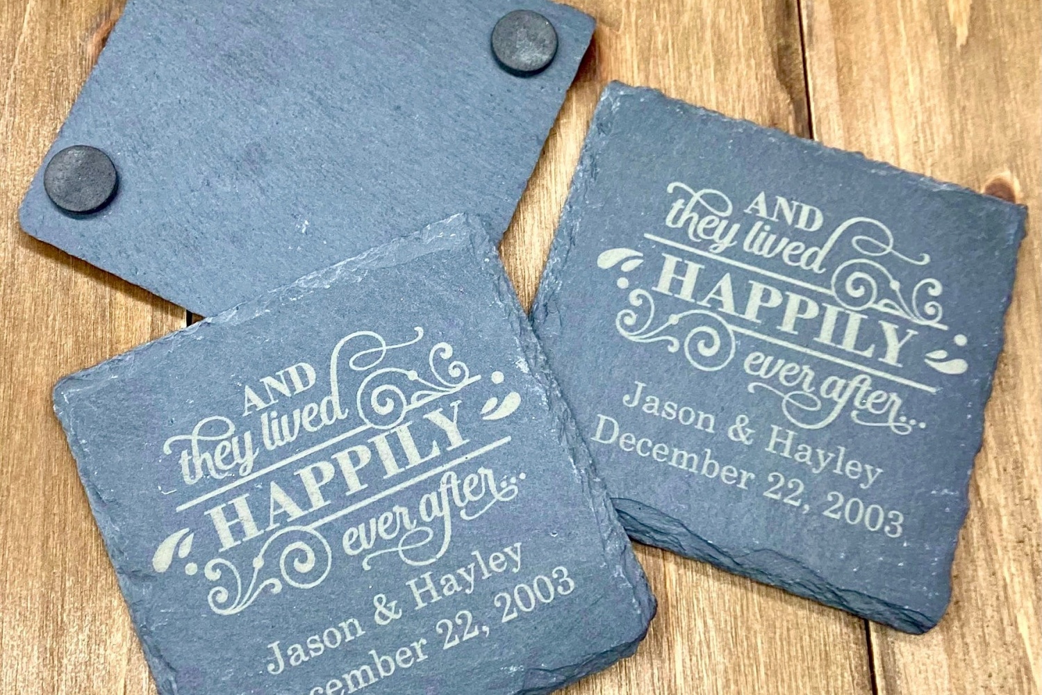 Handcrafted Slate Coasters2 Handcrafted Slate Coasters2