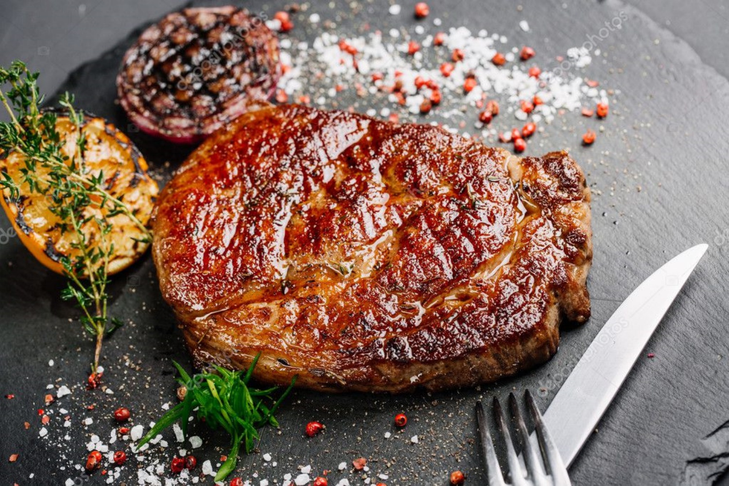 Marble Steak Platter2 Marble Steak Platter2